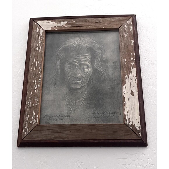 Other - 1953 Richard A Roberts "Old Lady Long Salt" Navajo 97/100 Double Signed Art